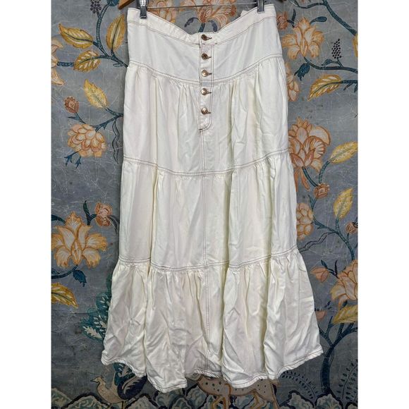 Free People Dreamweaver Maxi Skirt $198 - Picture 4 of 6